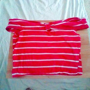 Striped crop top size s